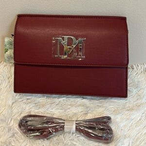 Badgley Mishka Burgundy Crossbody Bag NWT